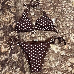 Target Brown Polka Dot Bikini